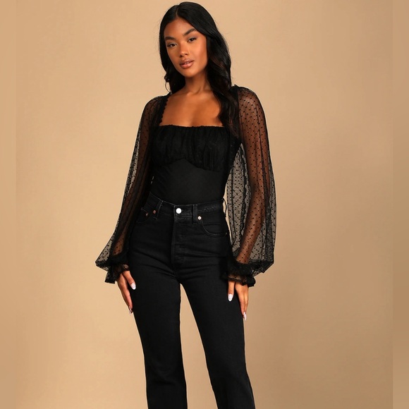 Lulus Call The Dots Bodysuit - Picture 2 of 3